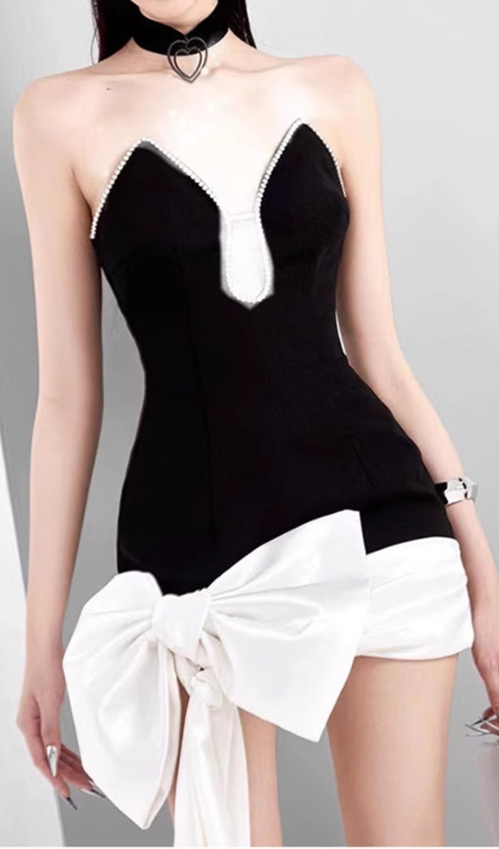 Dorona Bow Mini Dress