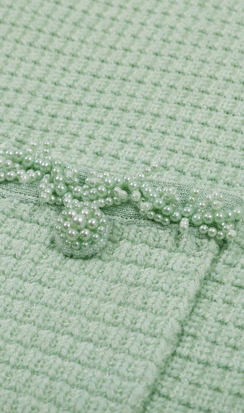 Emme Beaded Knit Mini Dress