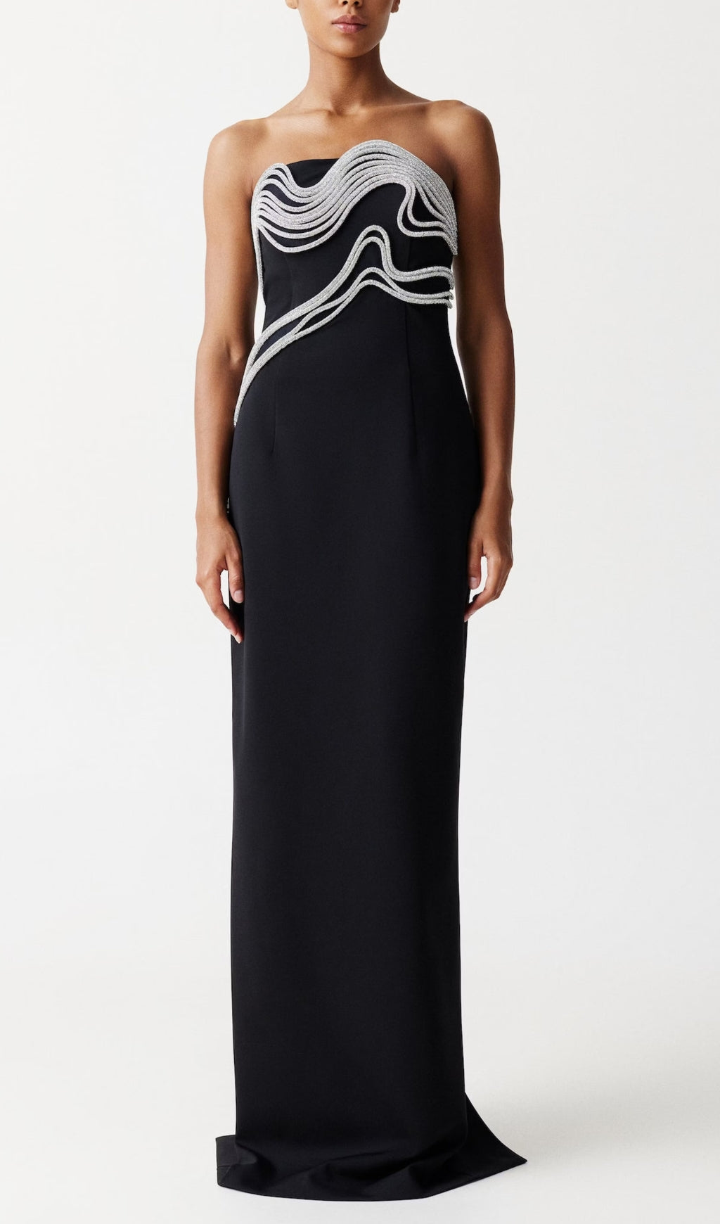 Akiko Crystal Embellished Maxi Dress