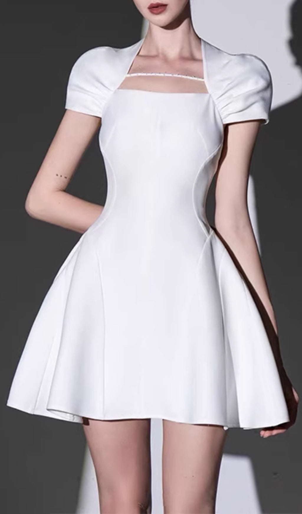 Chaela White Mini Dress