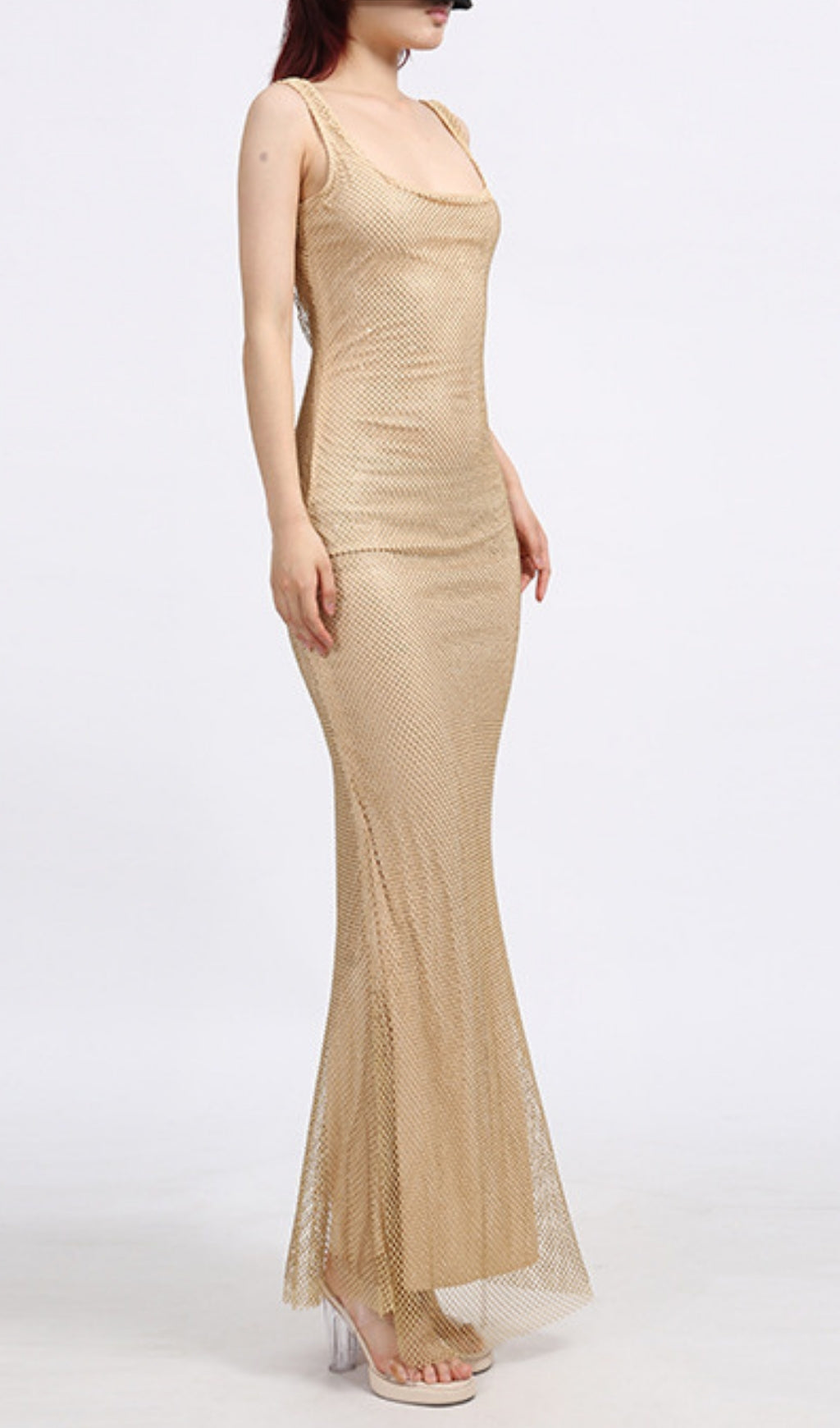 Evelin Square Neck Maxi Dress