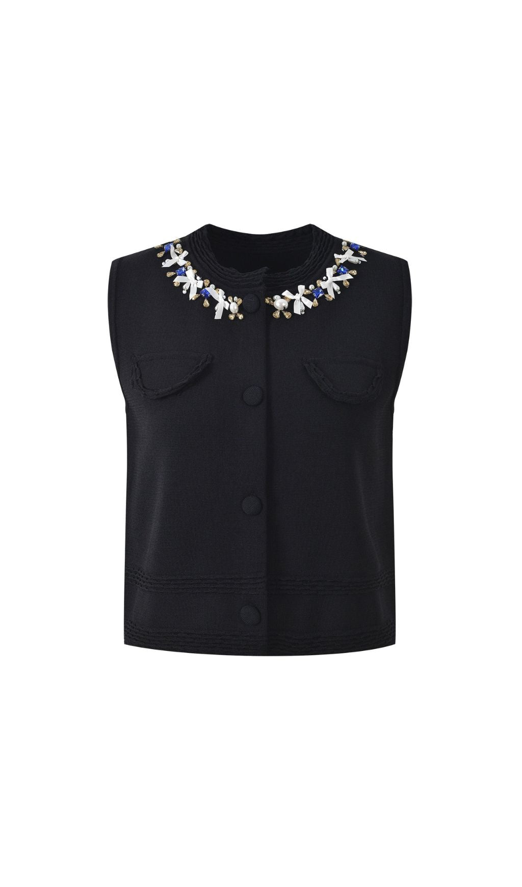 Ghita Sleeveless Knitted Top