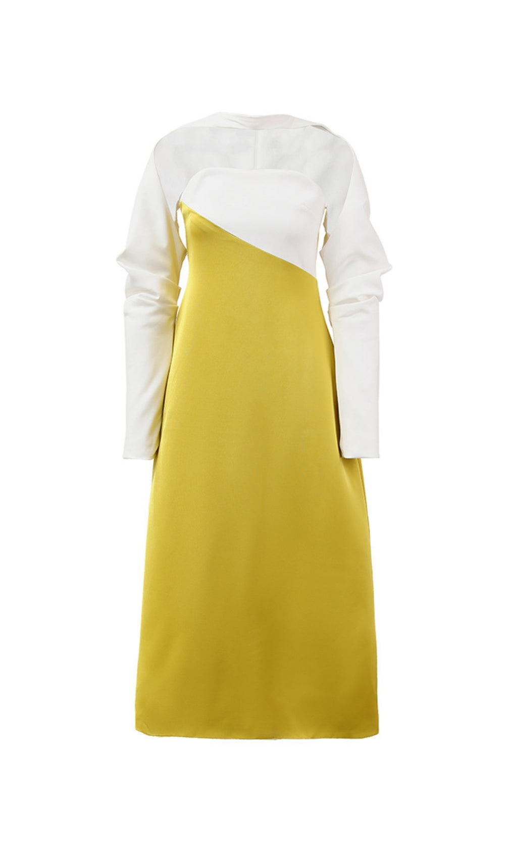 Bryna Off Shoulder Long Sleeve Midi Dress