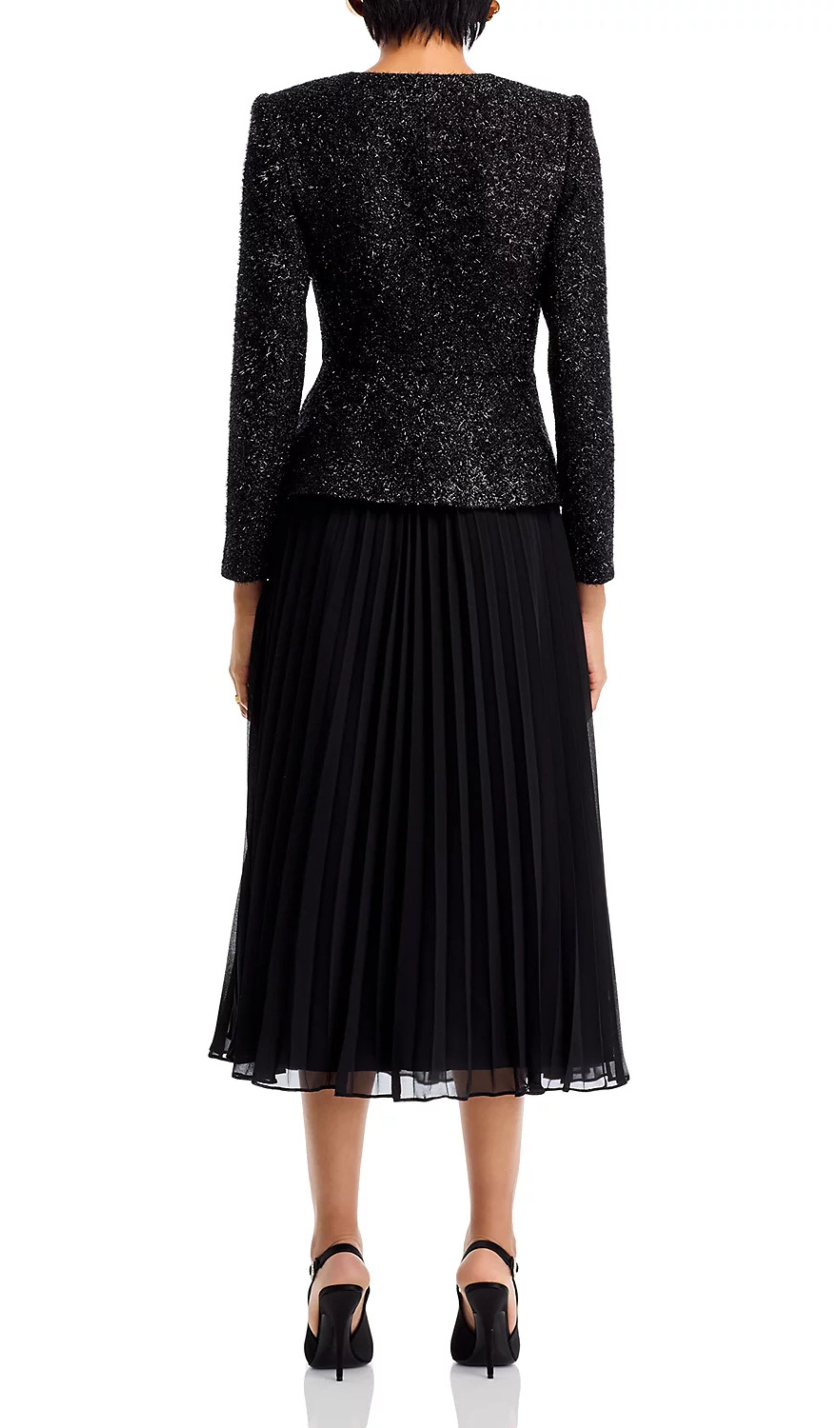 Tinsel Boucle Midi Dress