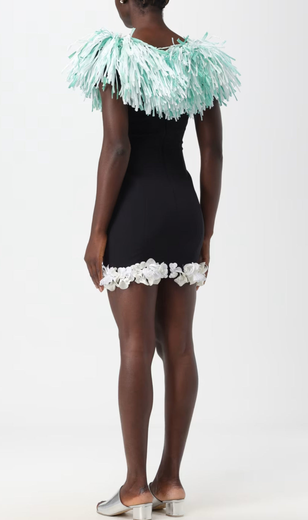 Aqila Tassel Flower Mini Dress