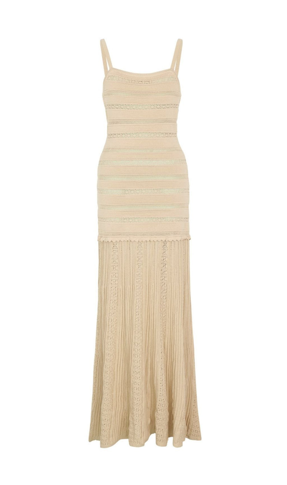 Kinsey Beige Knit Cardigan & Dress Set