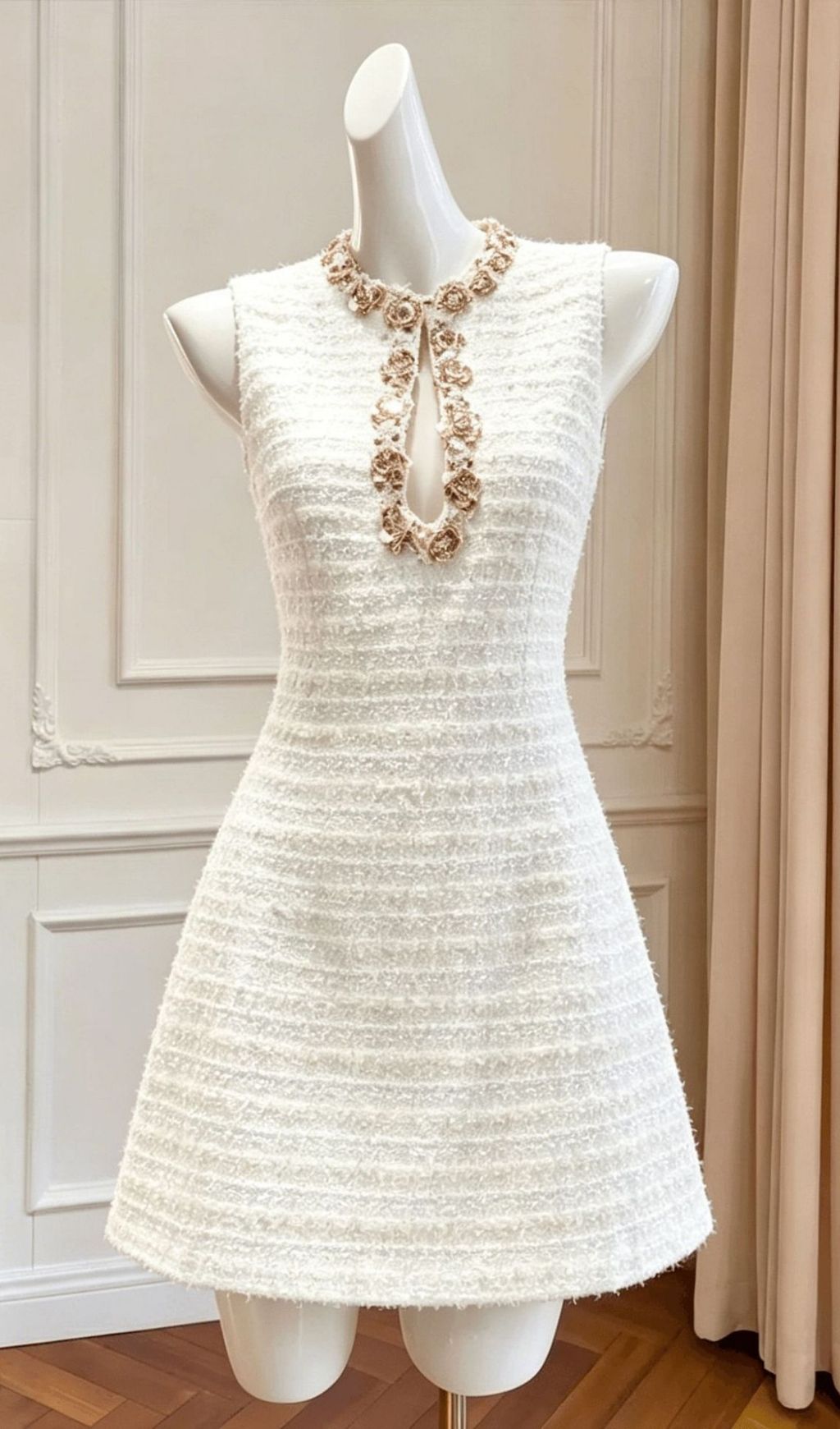 Kimbella Glamorous Sleeveless Diamante Mini Dress - Sparkle & Chic Evening Wear