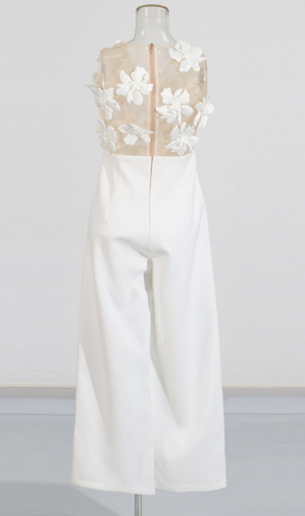Darvin White Flower Jumpsuit
