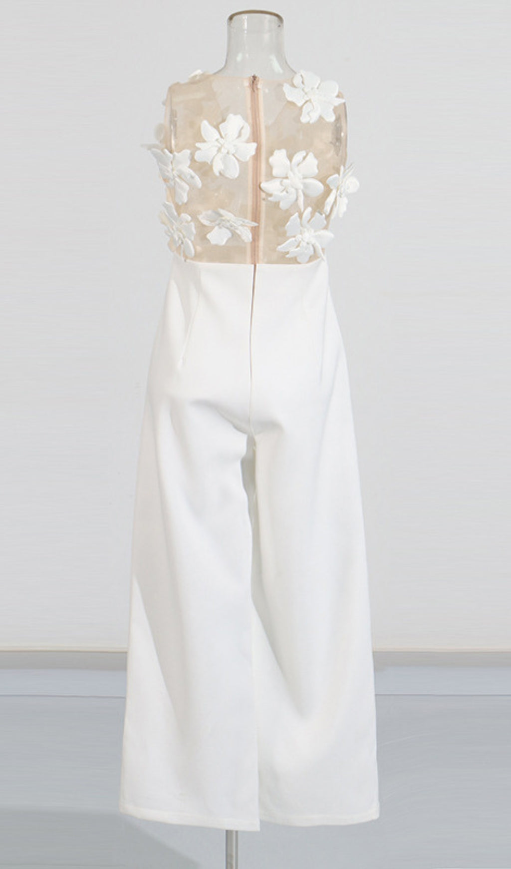 Darvin White Flower Jumpsuit
