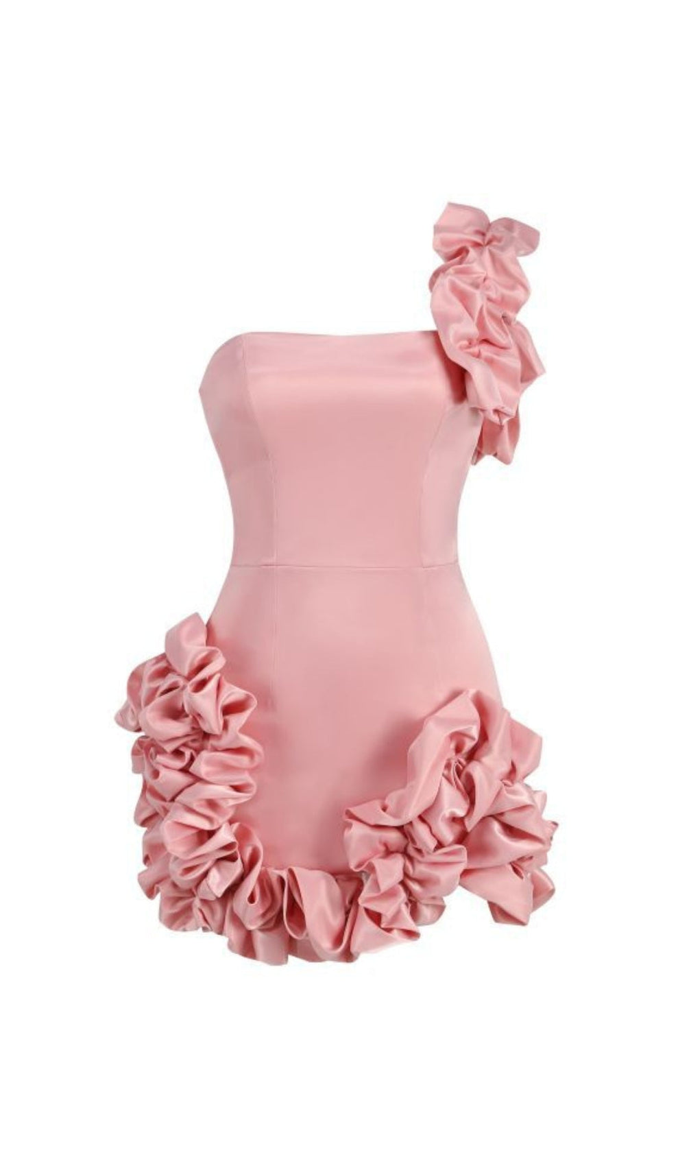 Ayaz Ruffled Sheath Mini Dress