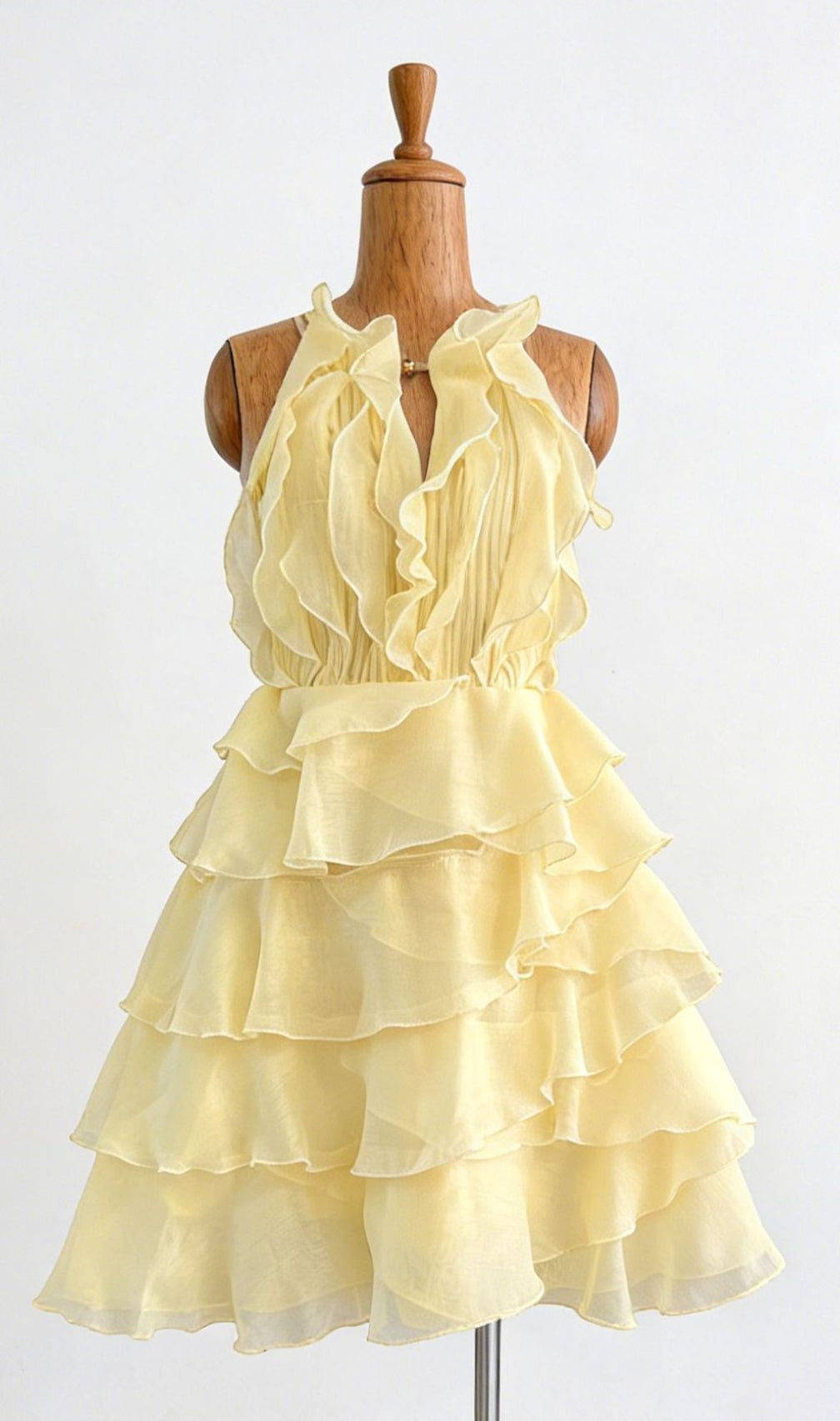 Kadyn Halter Ruffle Mini Dress