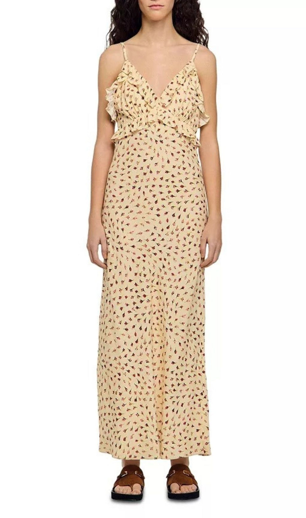Soleane Floral Ruffle Maxi Dress - Breezy Summer Chic for Women