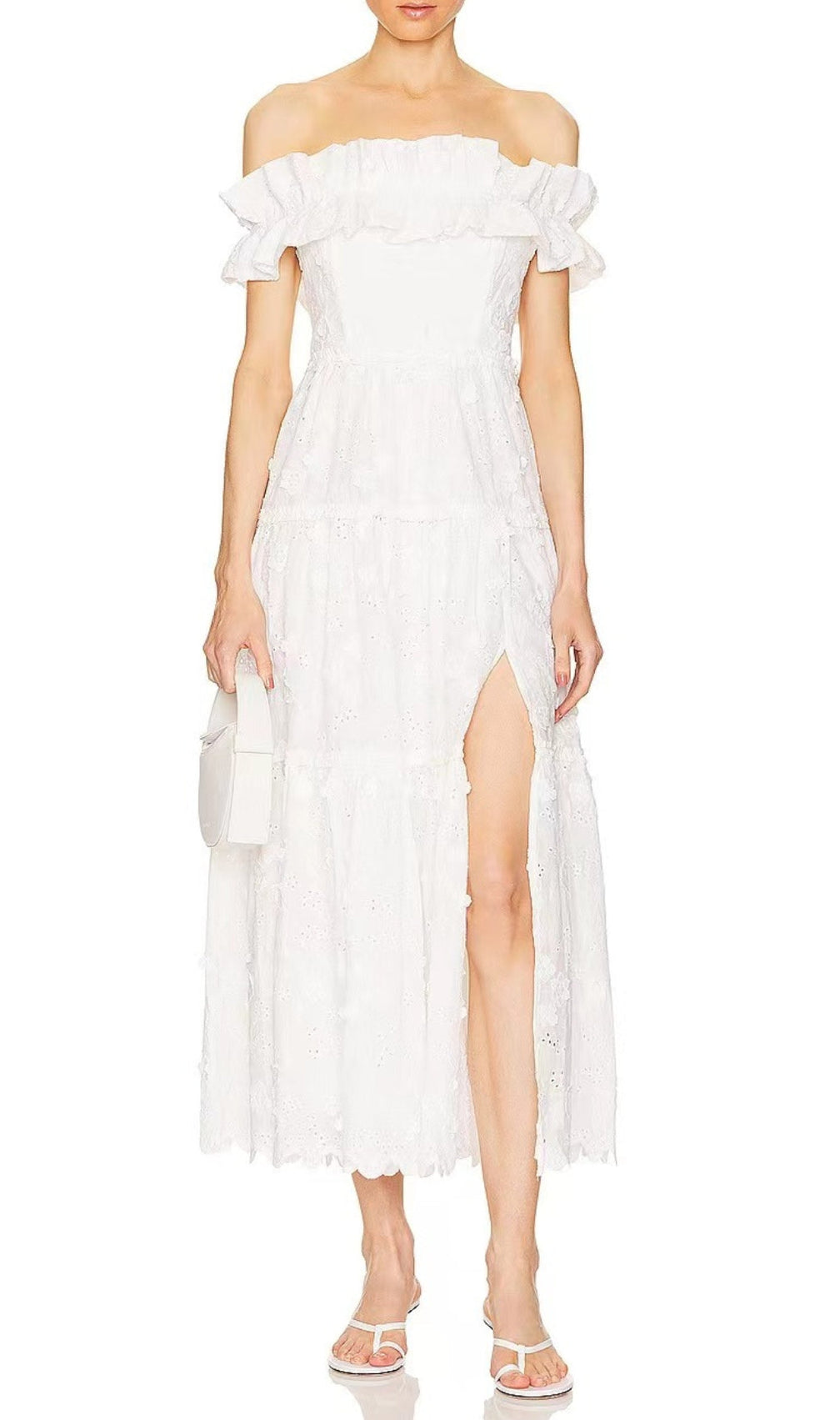 Auretta One Shoulder Midi Dress