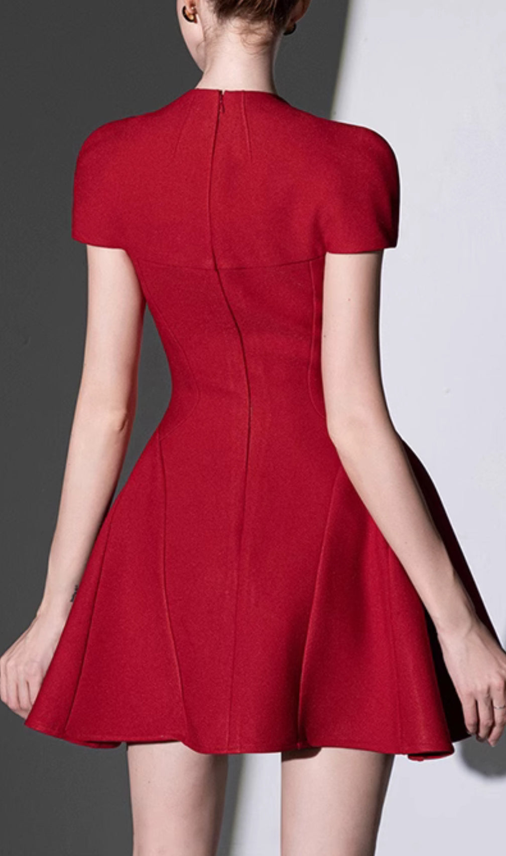 Chaela Red Mini Dress