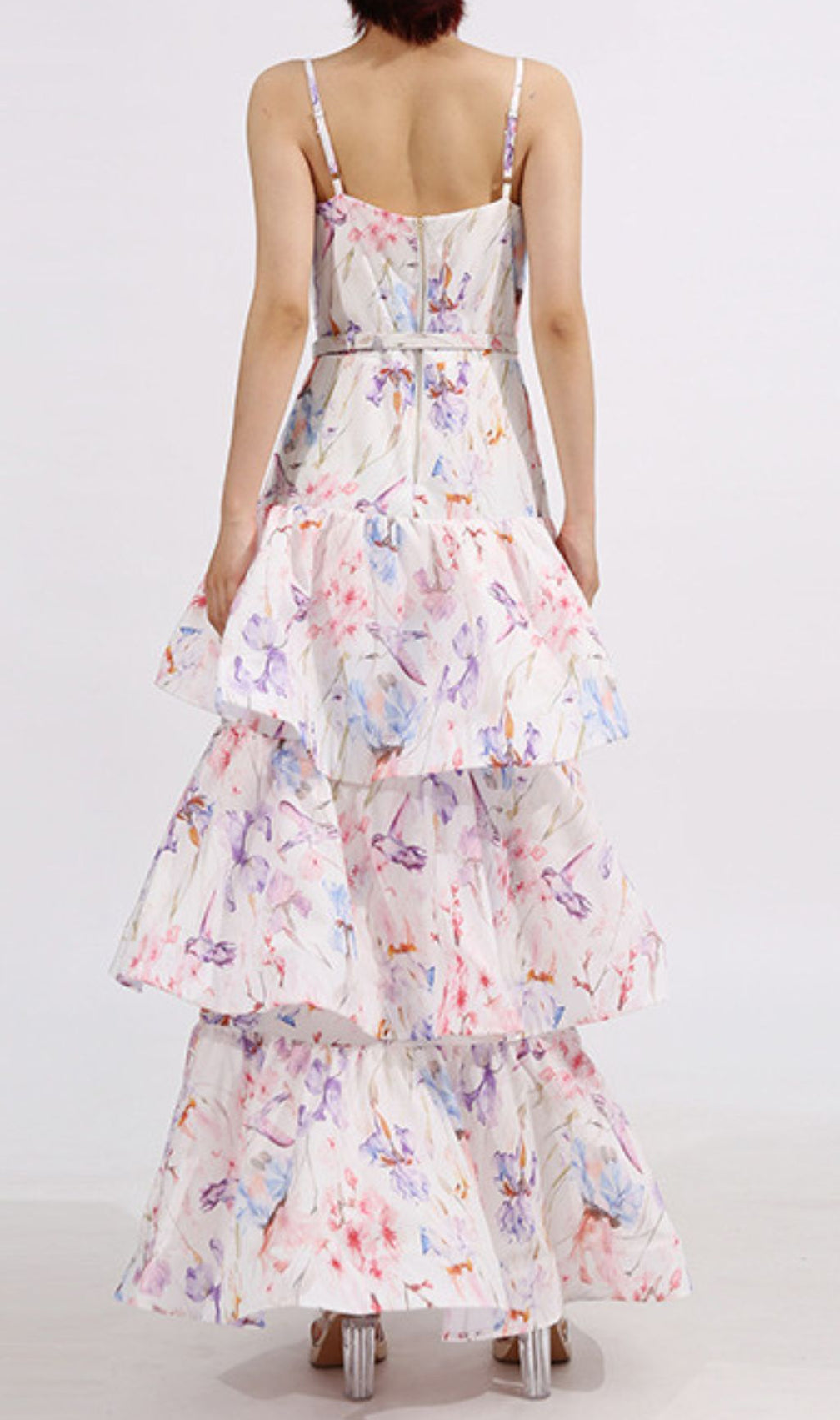 Elsinore Strappy Floral Printed Maxi Dress