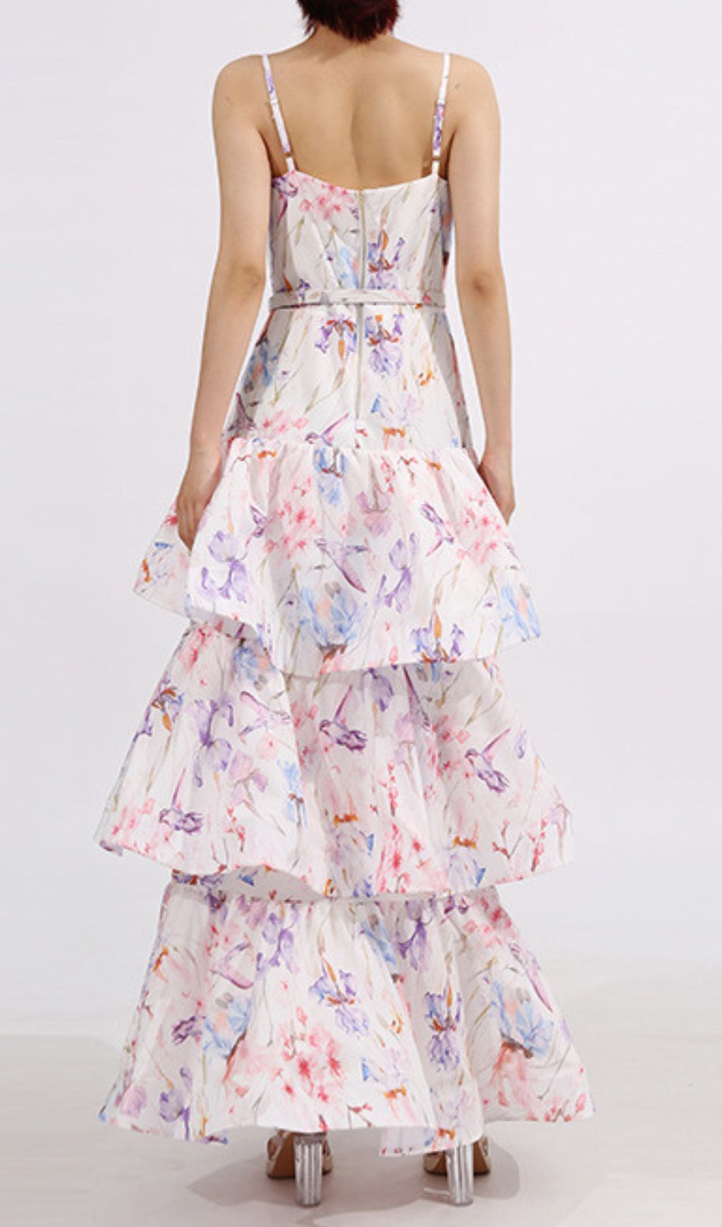 Elsinore Strappy Floral Printed Maxi Dress