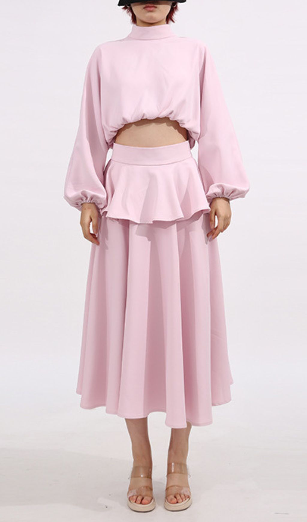 Ferlin Pink Long Sleeve Two-Piece Set
