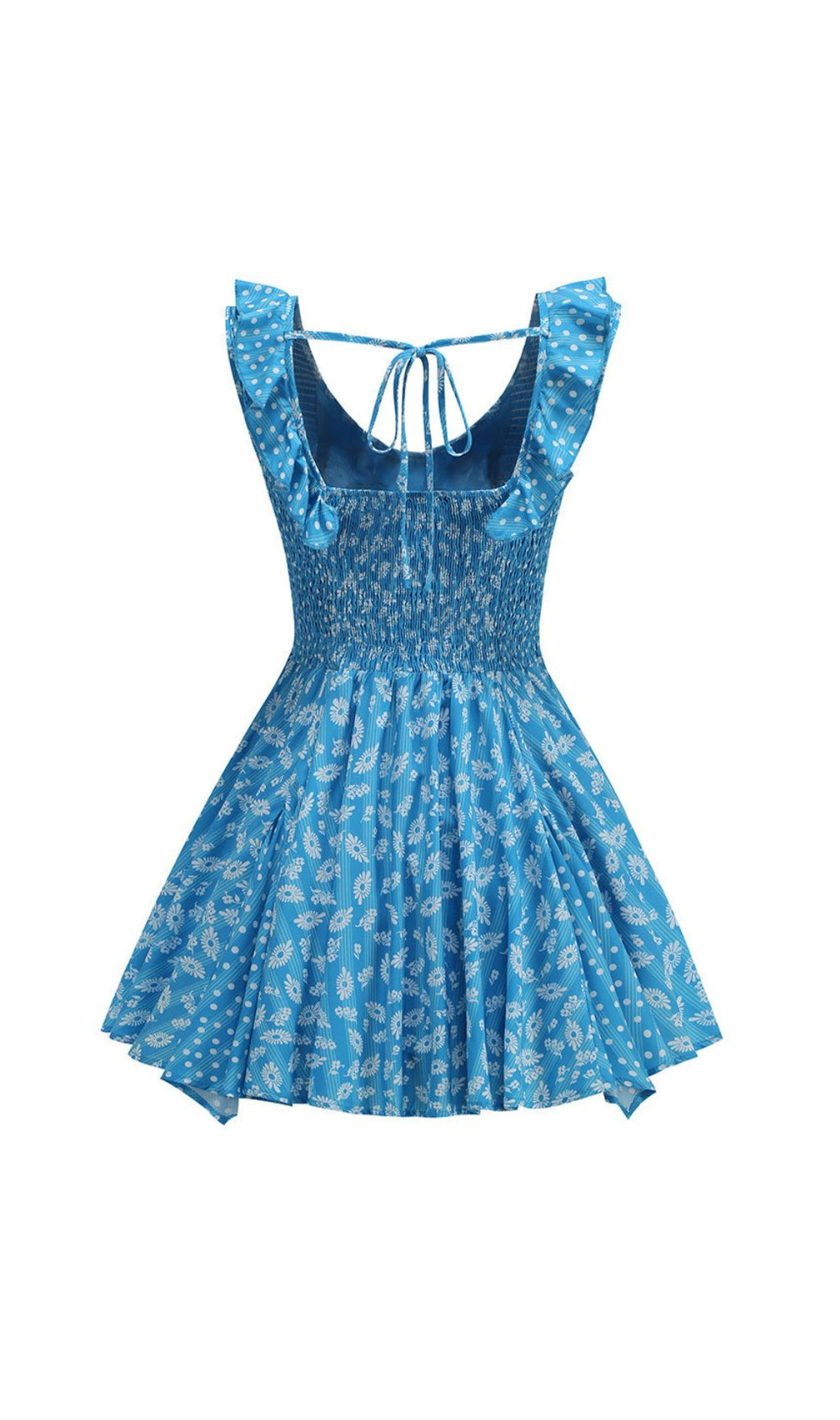 Jalena Blue Floral Mini Dress | Effortless Summer Sundress for Women