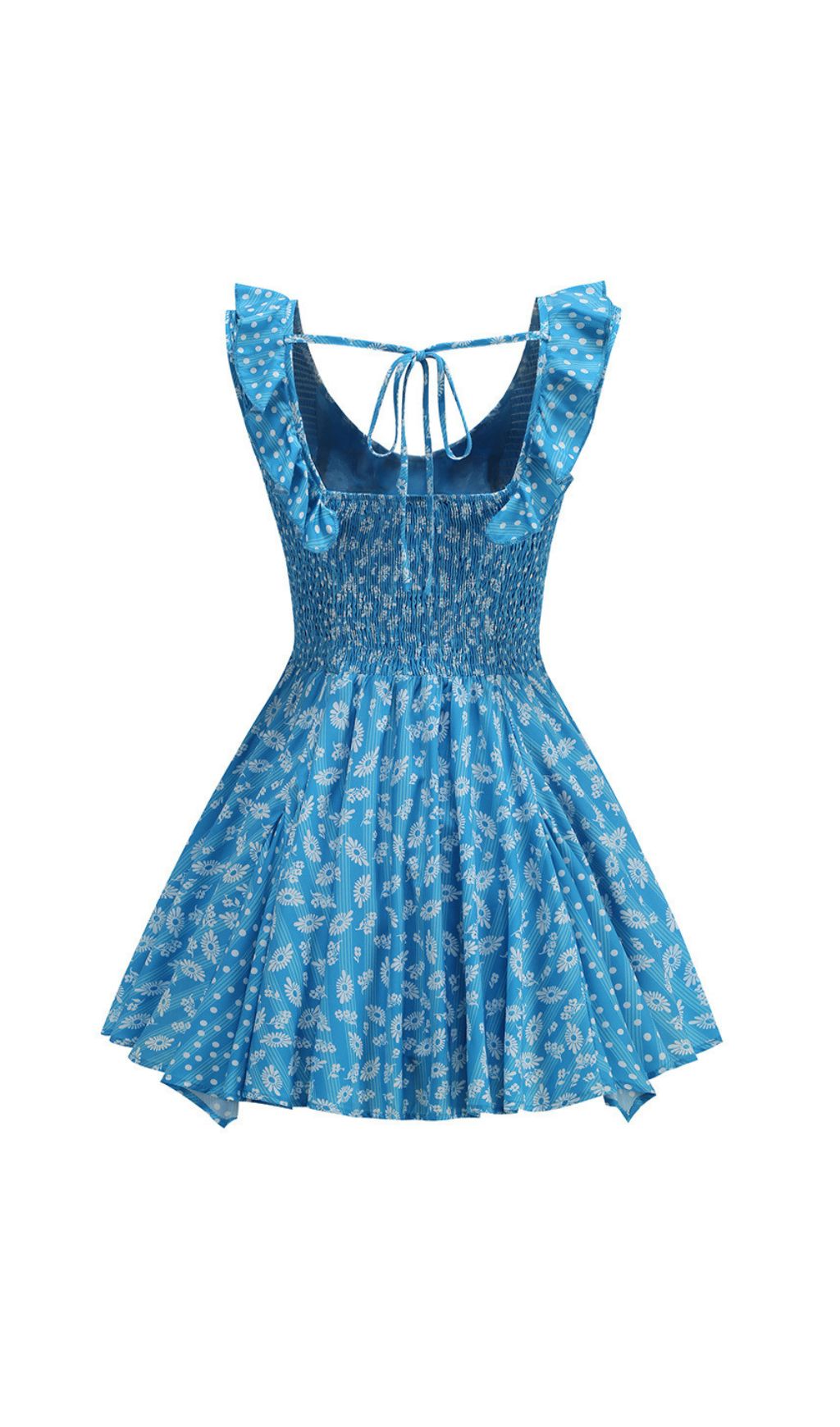 Jalena Blue Floral Mini Dress | Effortless Summer Sundress for Women