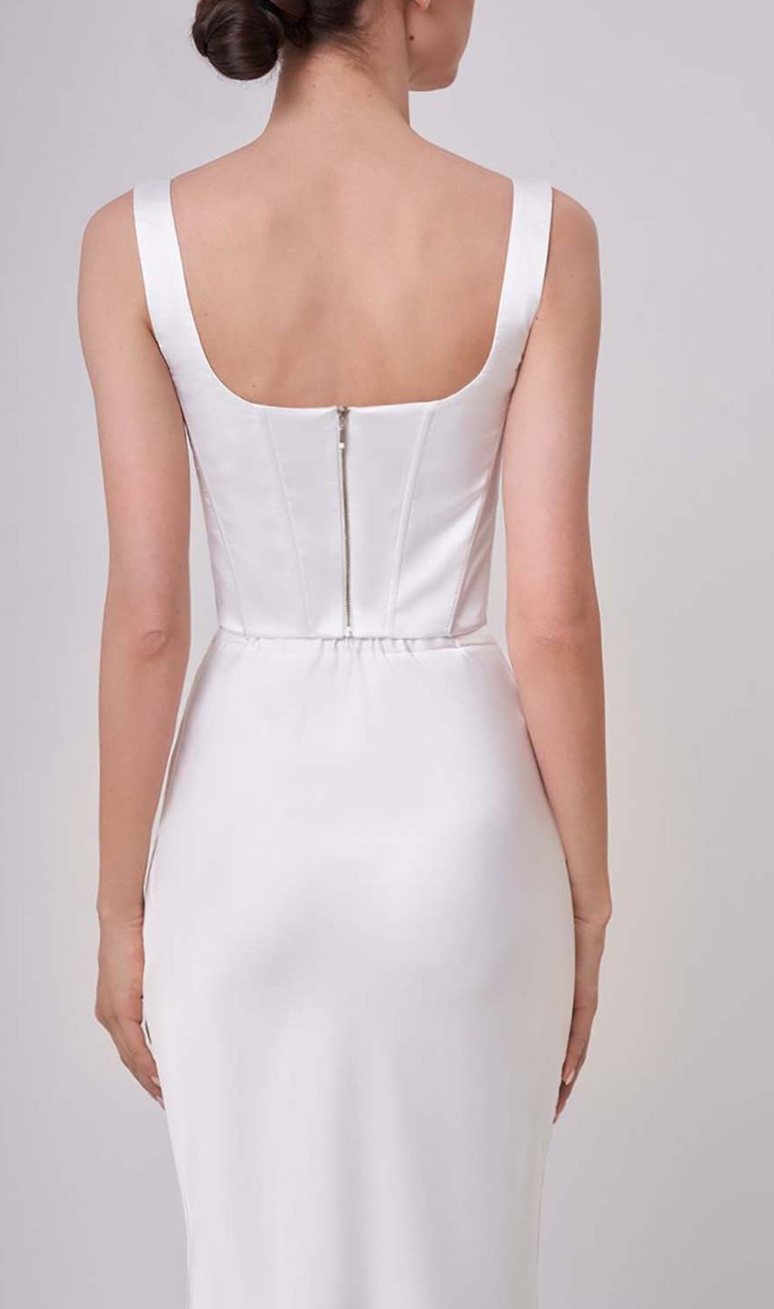 Roses Embelished Corset Two Pieces Set