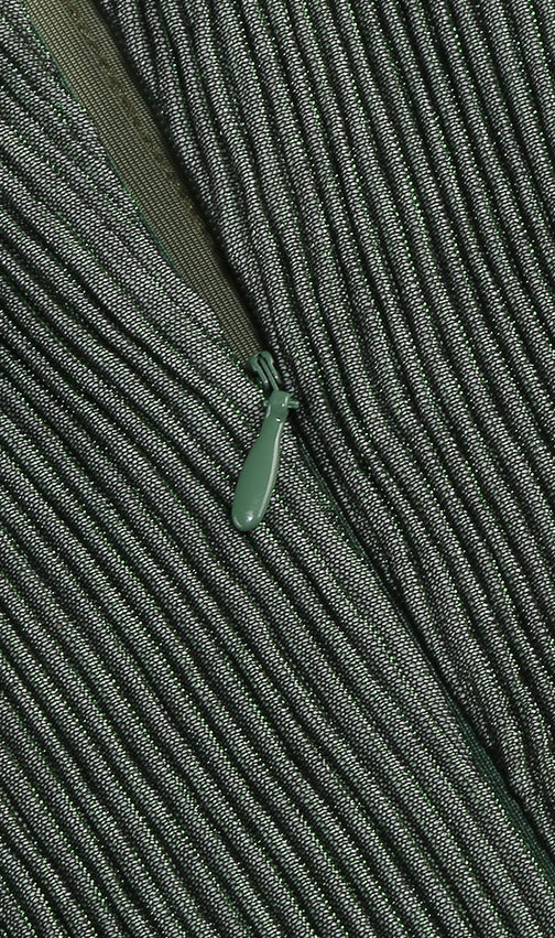 Jenae Olive One-Shoulder Maxi Dress