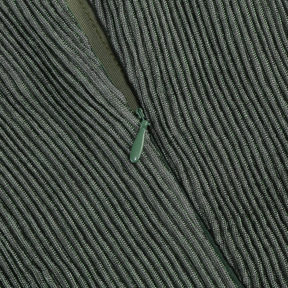 Jenae Olive One-Shoulder Maxi Dress