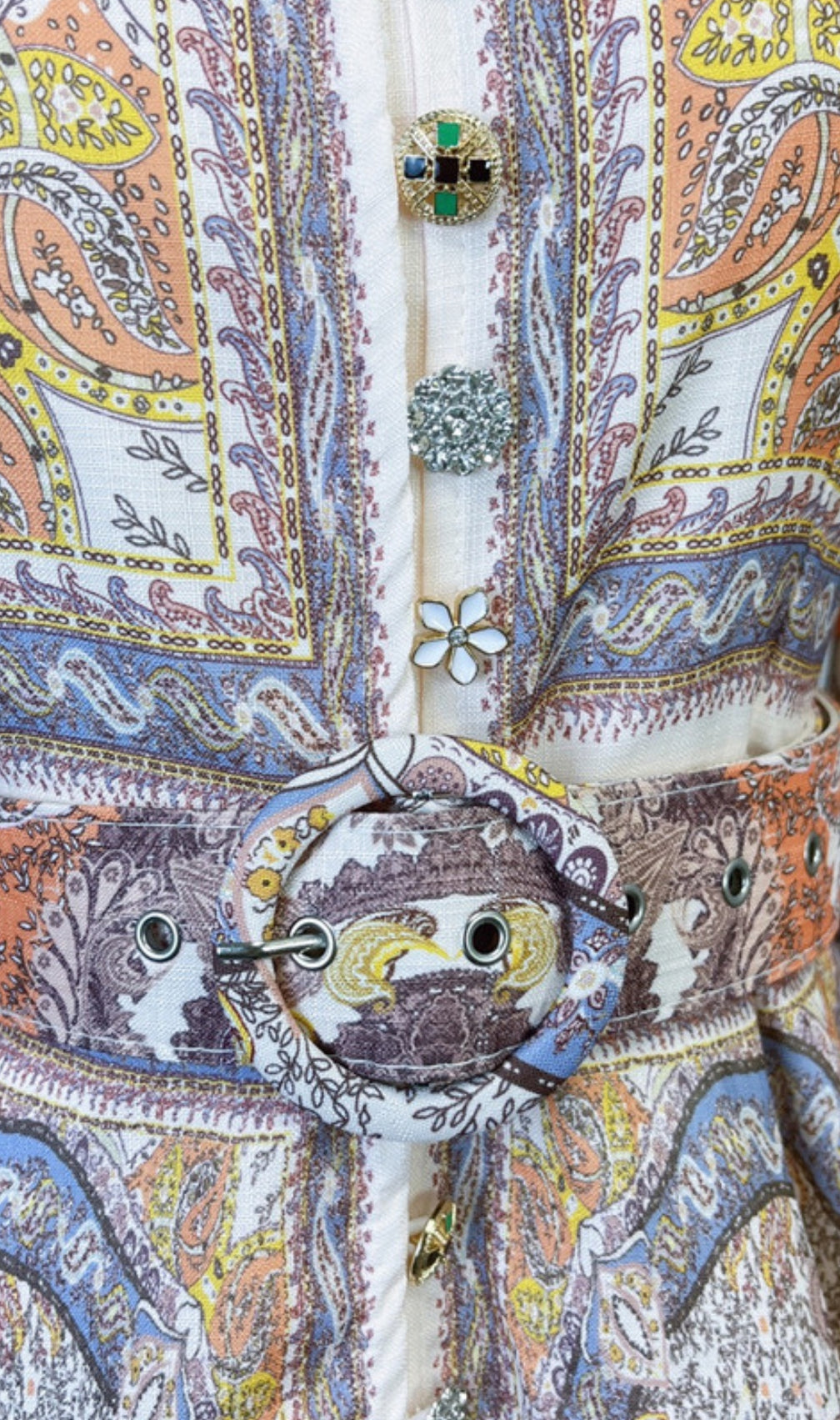 Bien Floral Printed Long Sleeve Dress