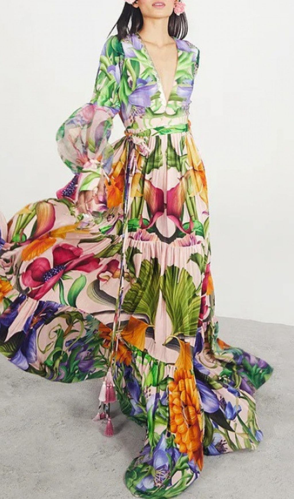 Guusje Flower Printed Two-Piece Swimsuit