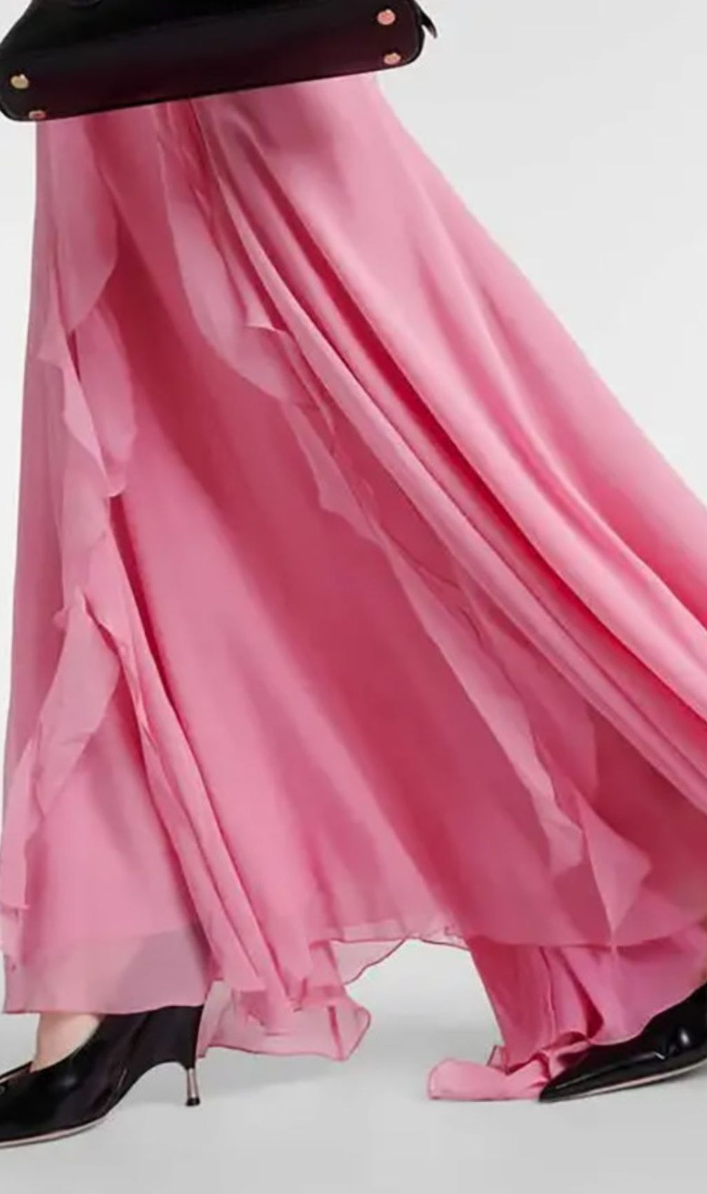 Frazier Pink Strappy Flower Maxi Dress