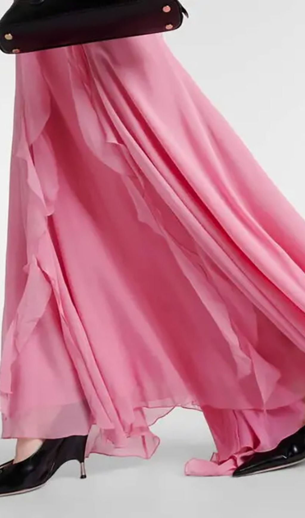 Frazier Pink Strappy Flower Maxi Dress