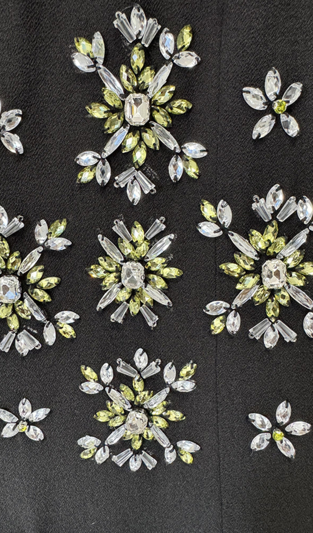 Dahl Black Long Sleeve Crystal Maxi Dress