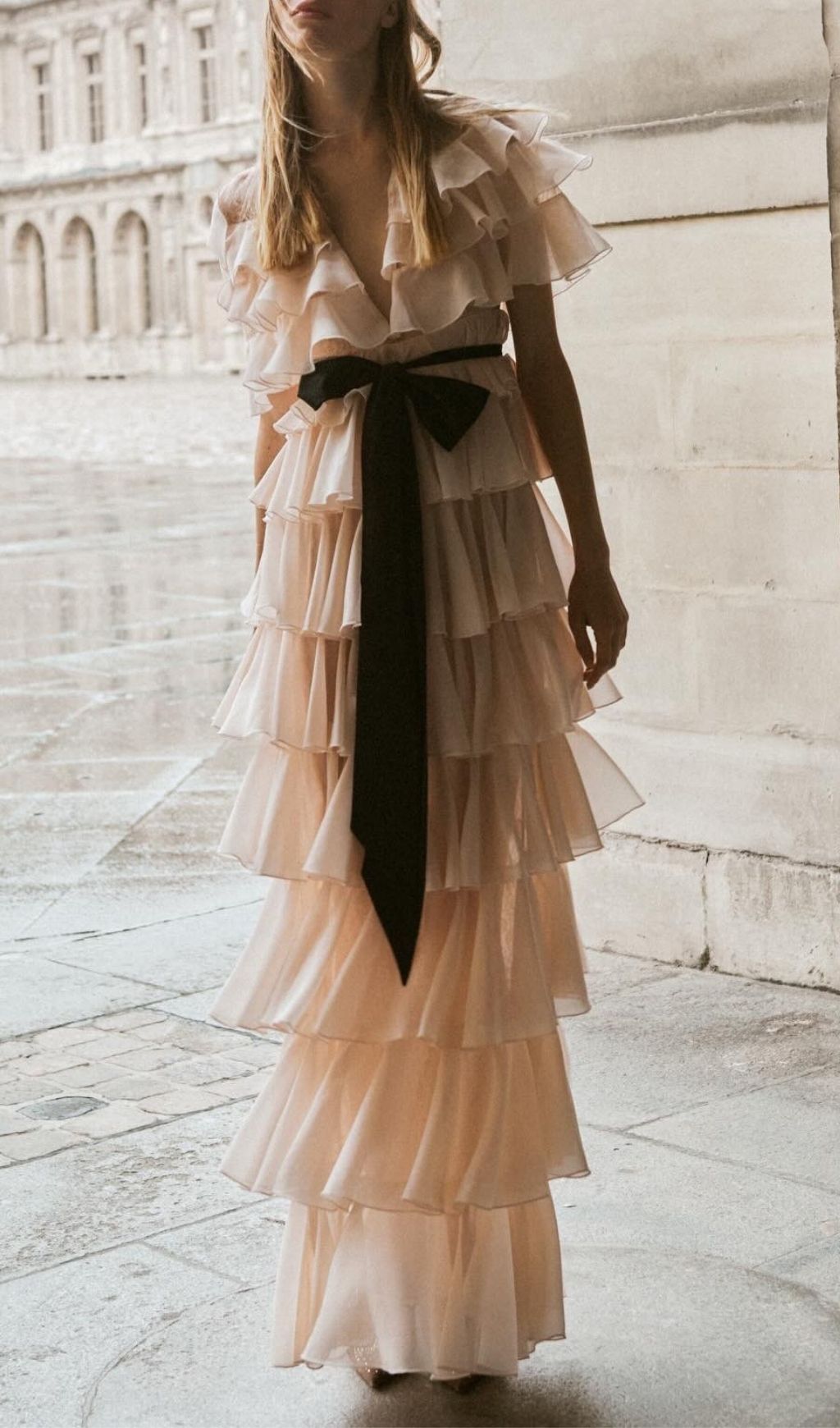 Kondo Ruffle Layered Maxi Dress