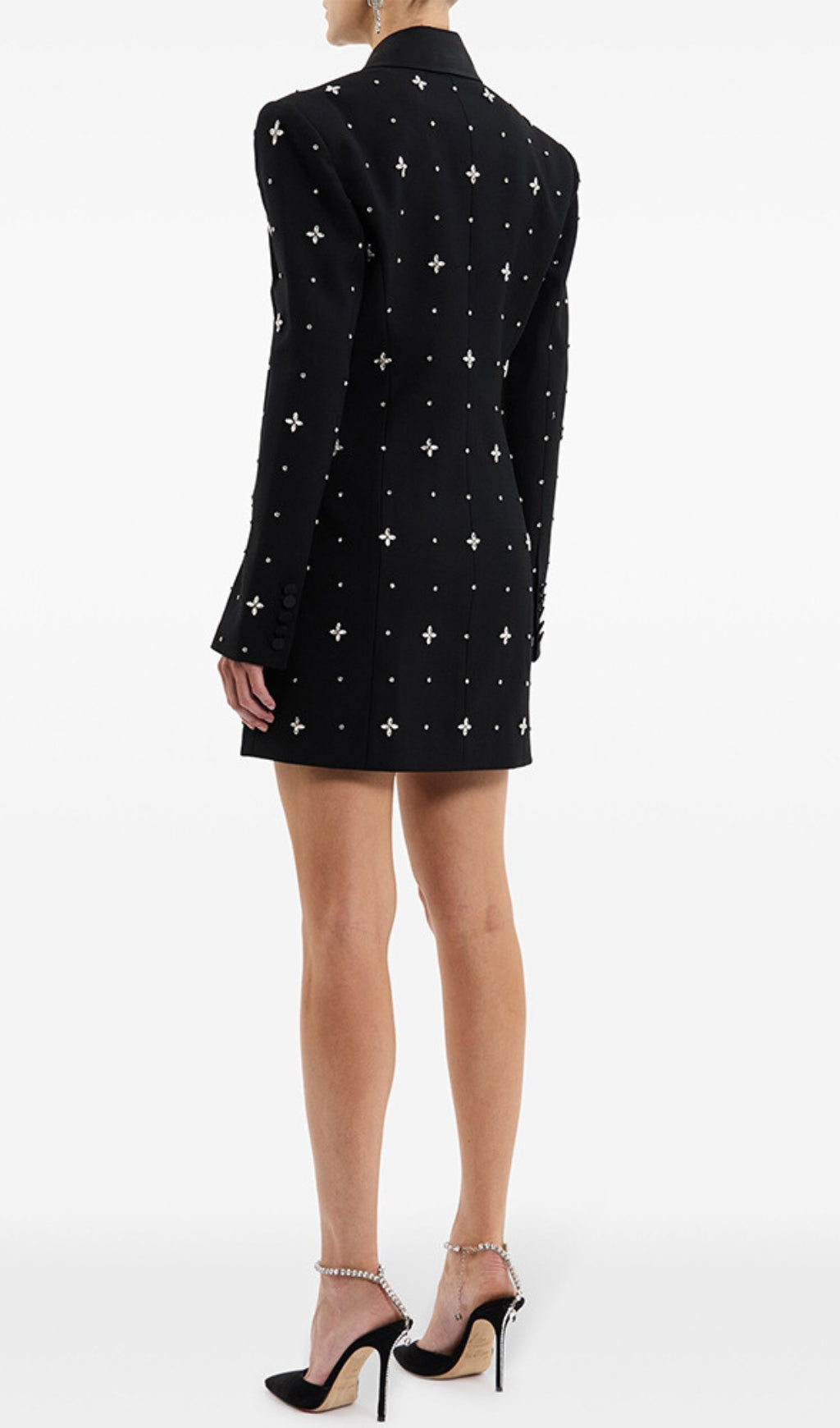 Danik Black Diamante Blazer