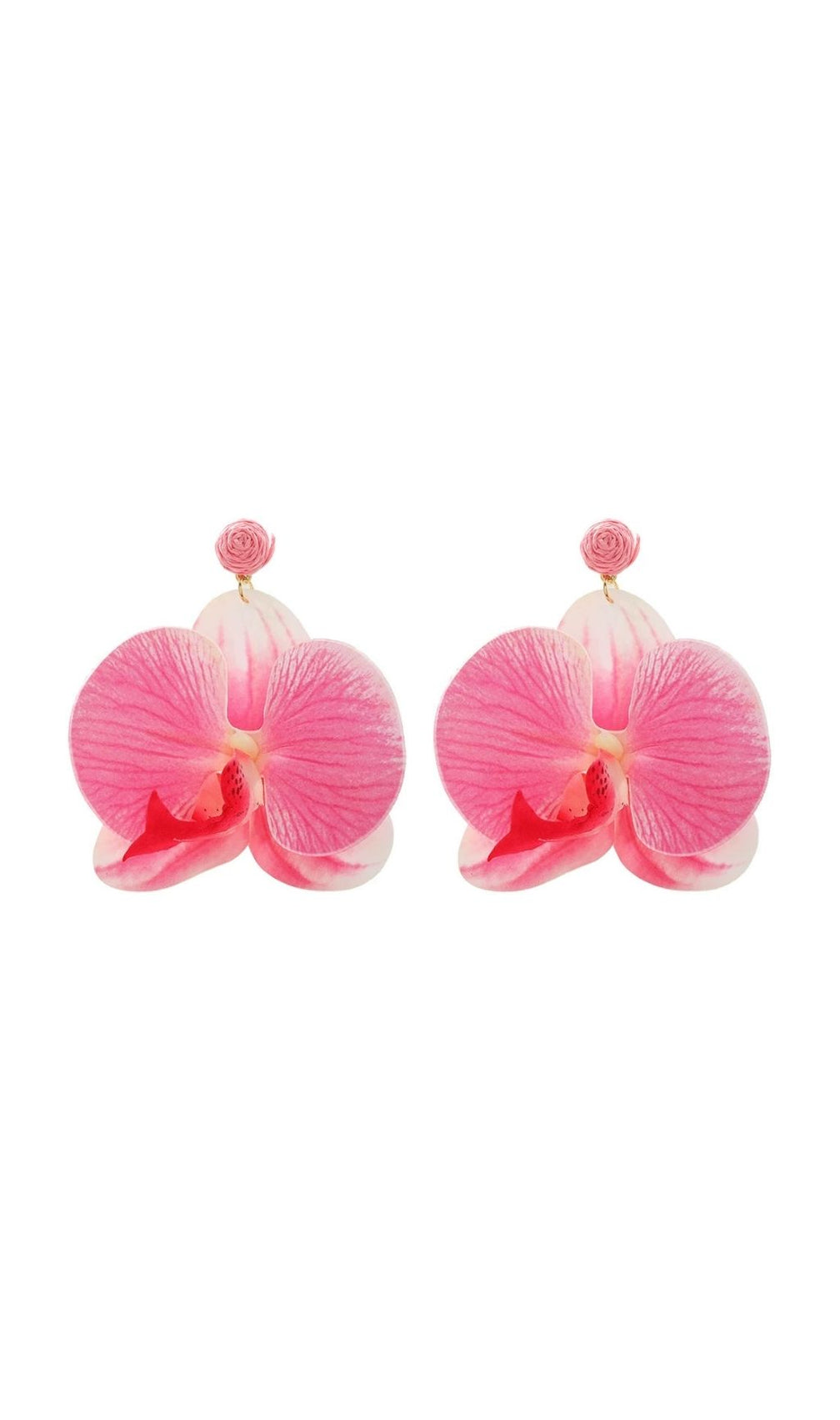 Olatunde Pink Flower Earrings