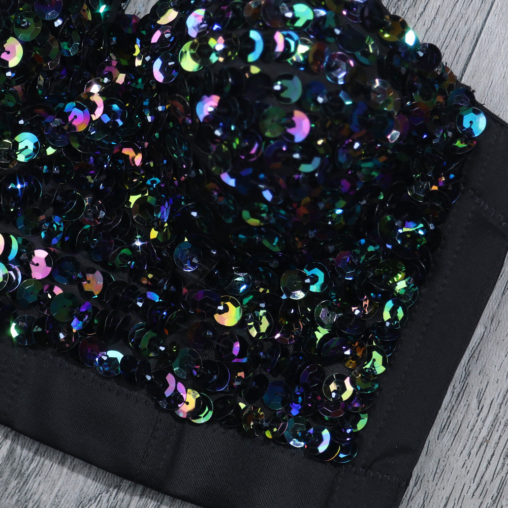 Artis Sequin Crop Top
