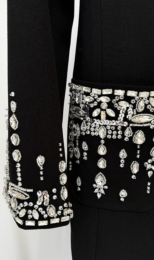 Alusia Rhinestone Blazer Dress