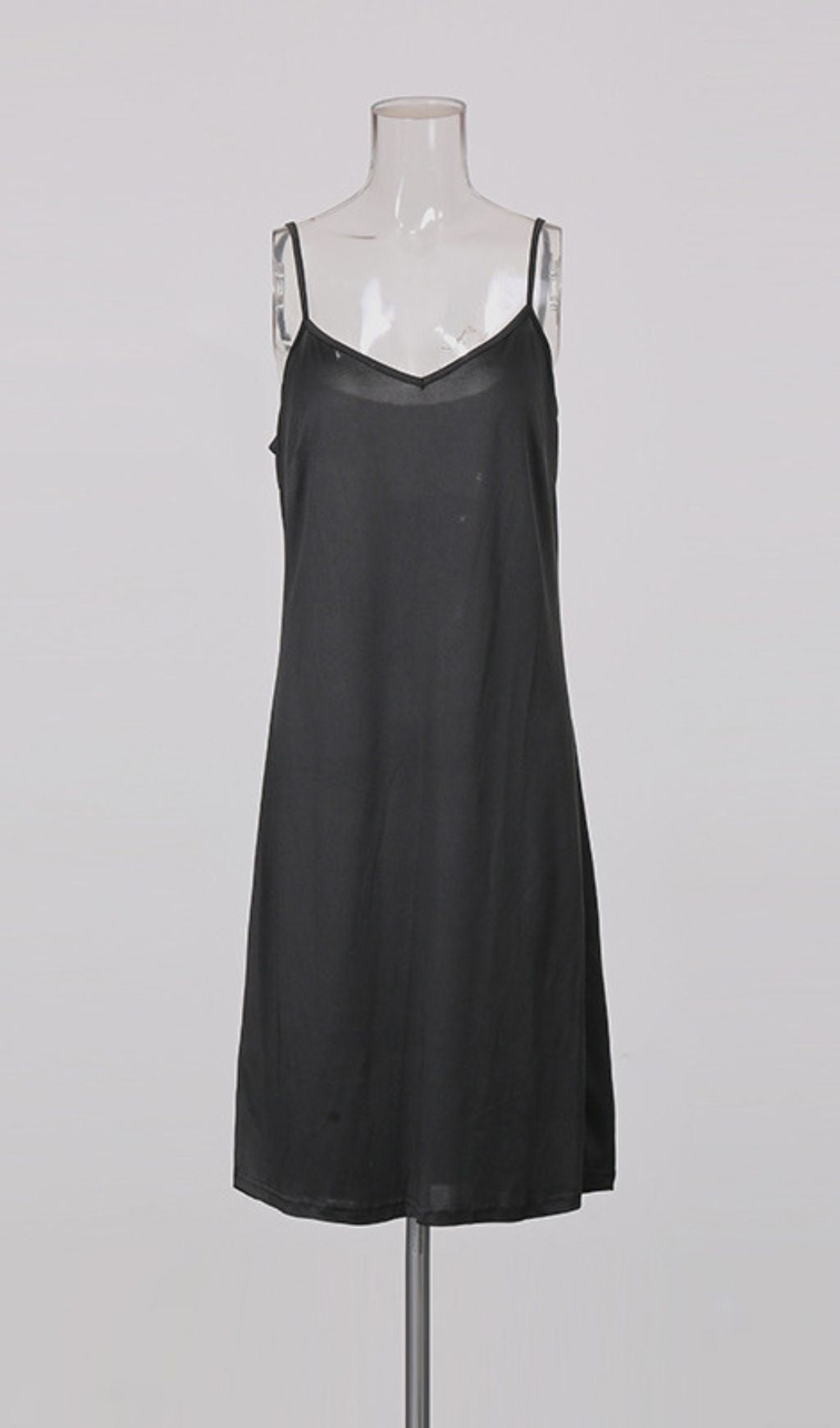 Ivi Black Printed Long Sleeve Midi Dress