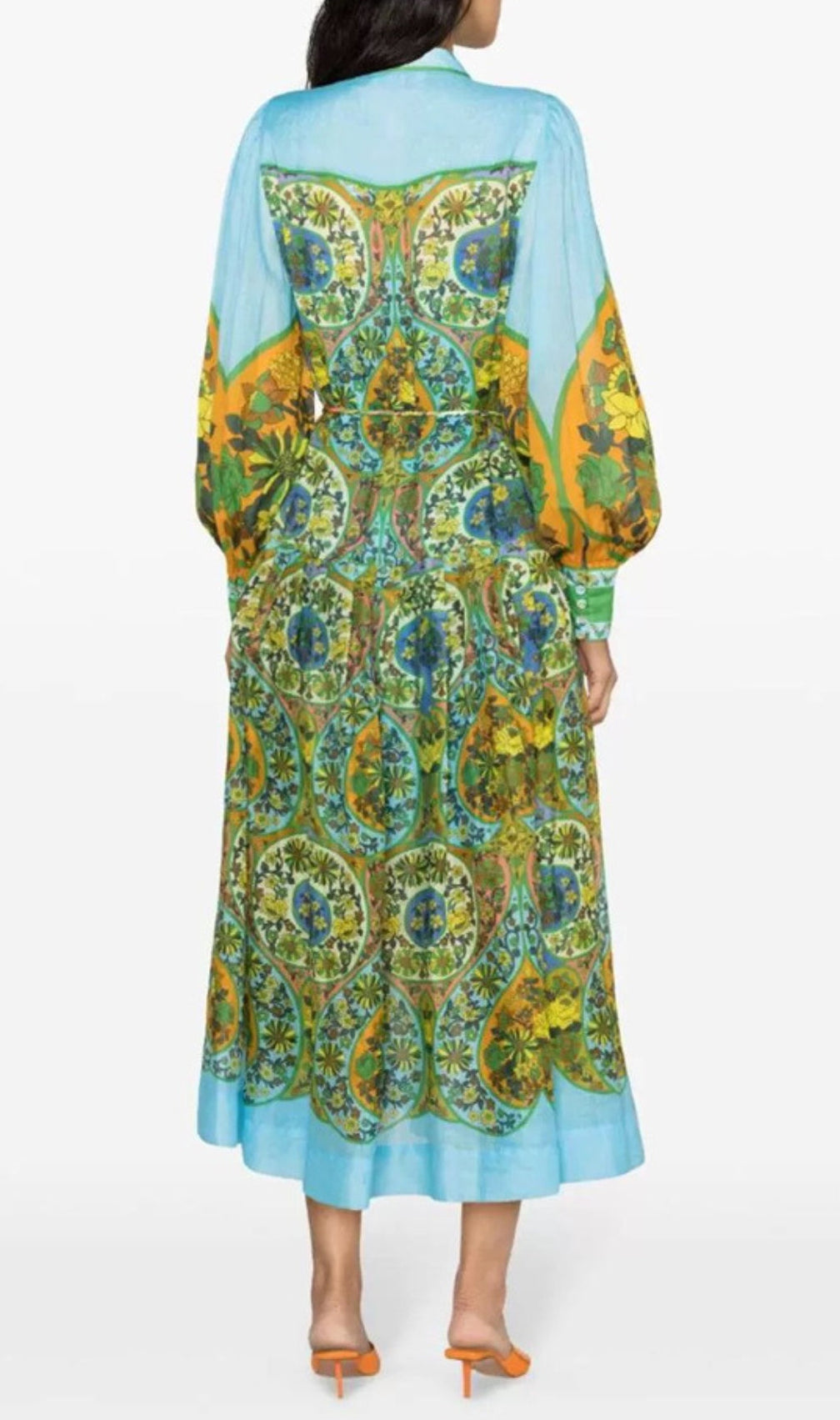 Avatar Printed Midi Dress