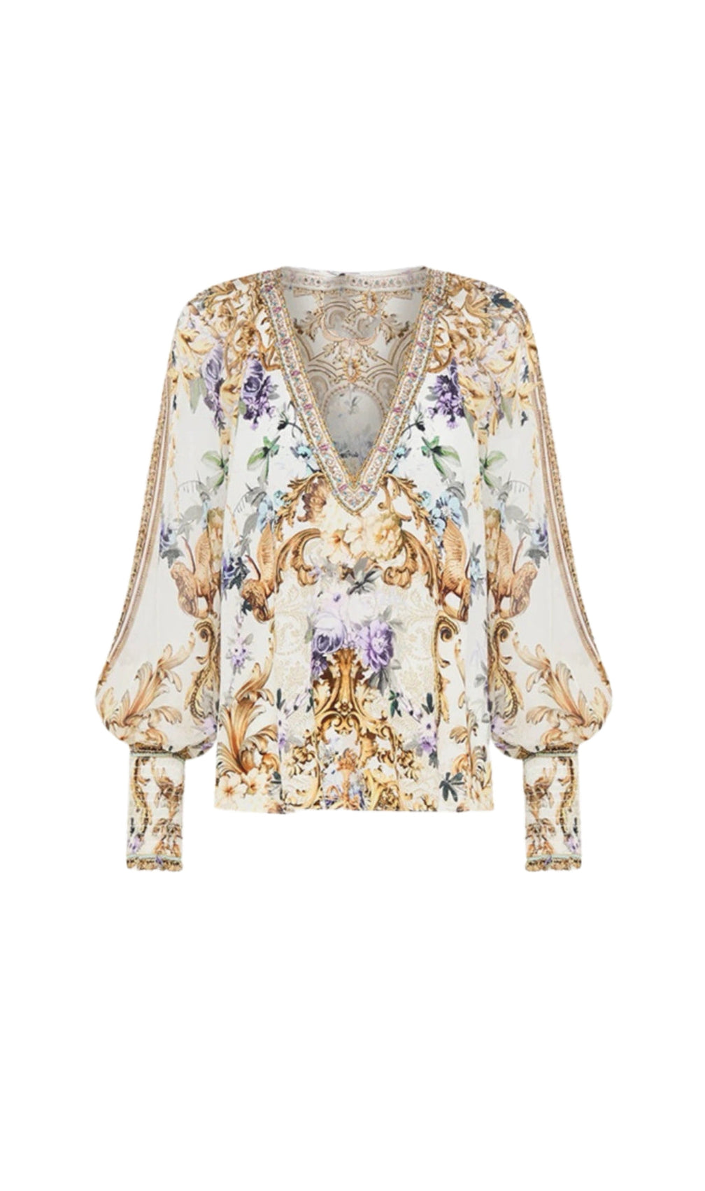 Alpana Printed Two-Piece Suit