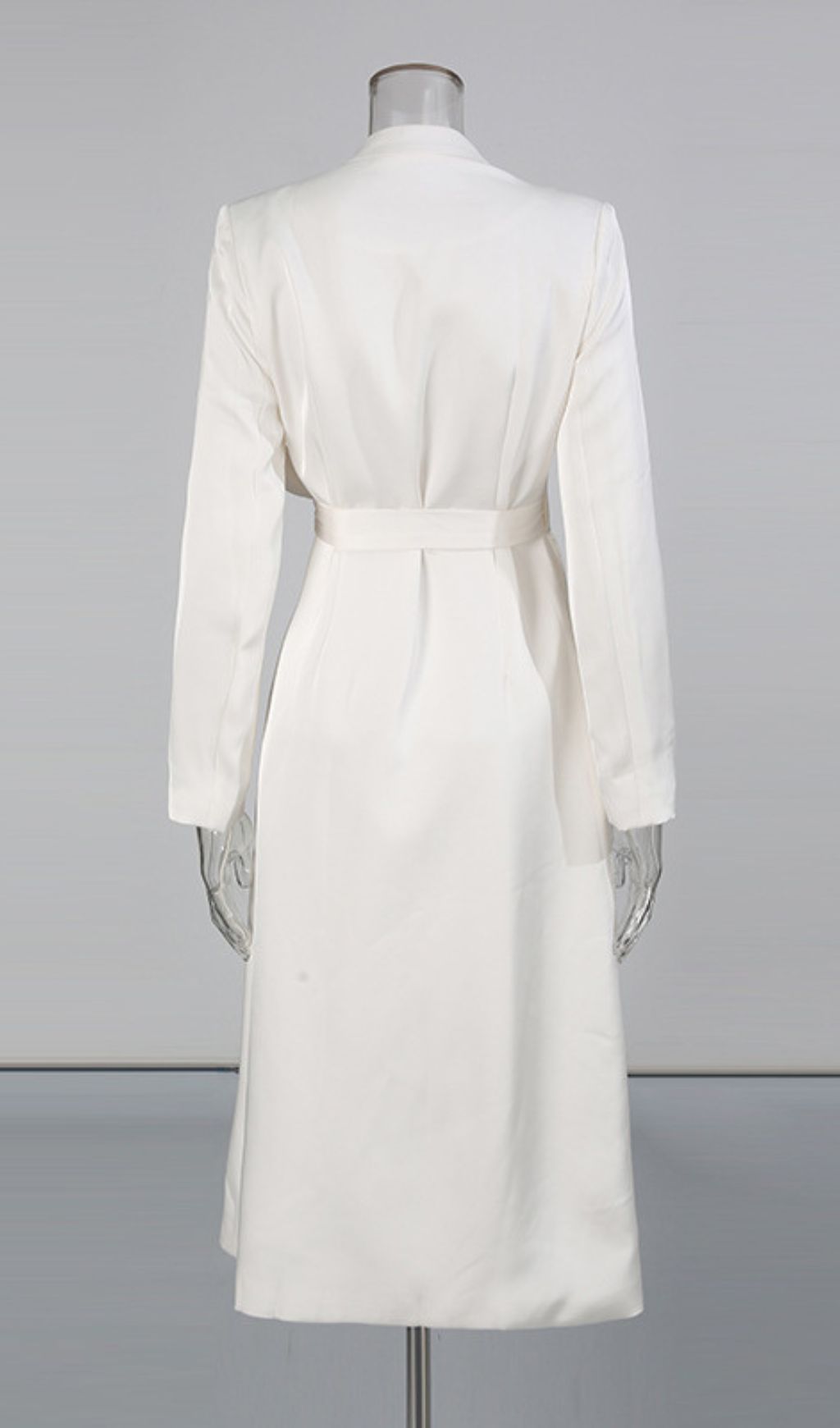 Grannia White Lacing Coat