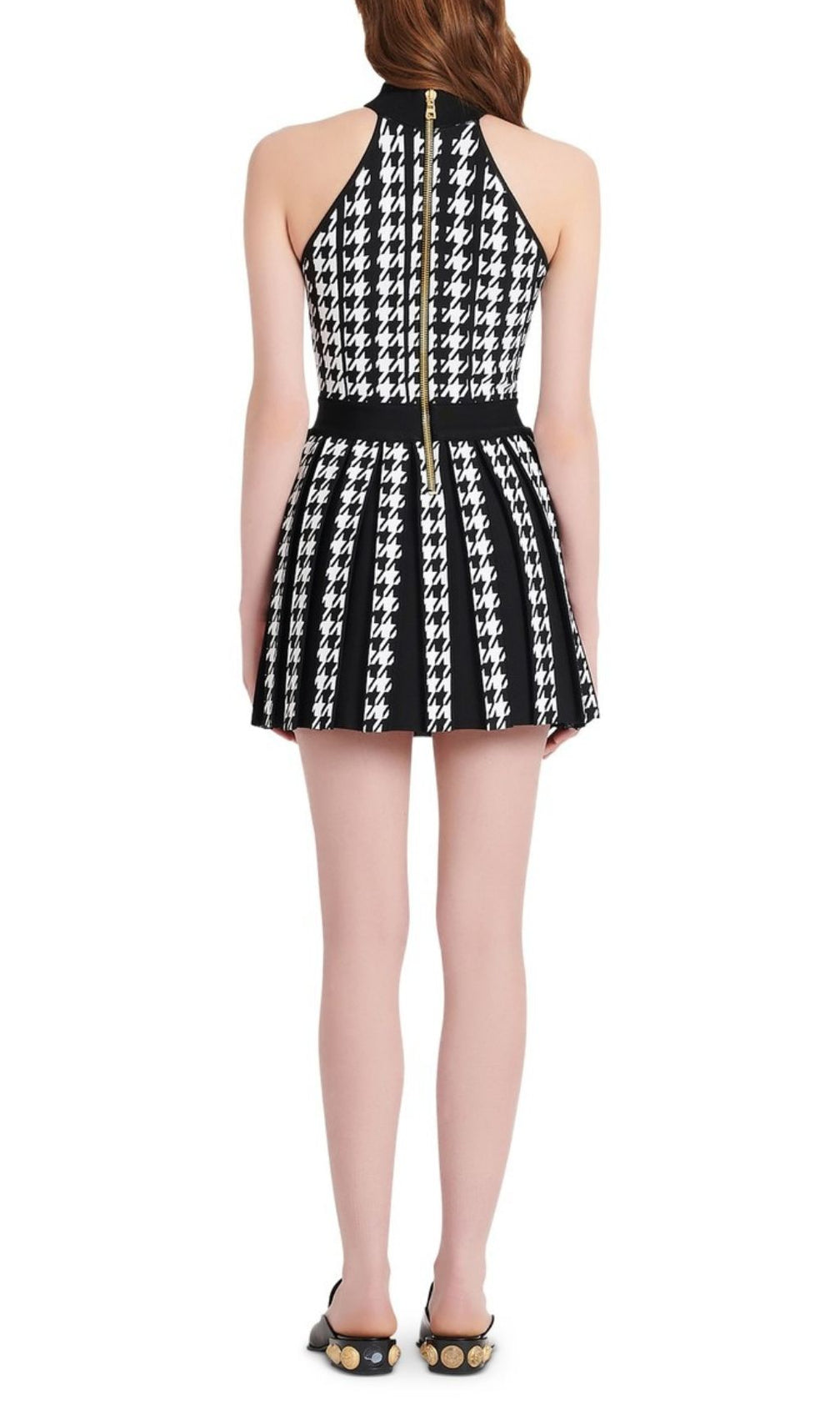 Fusayo Halter Graphic Mini Dress