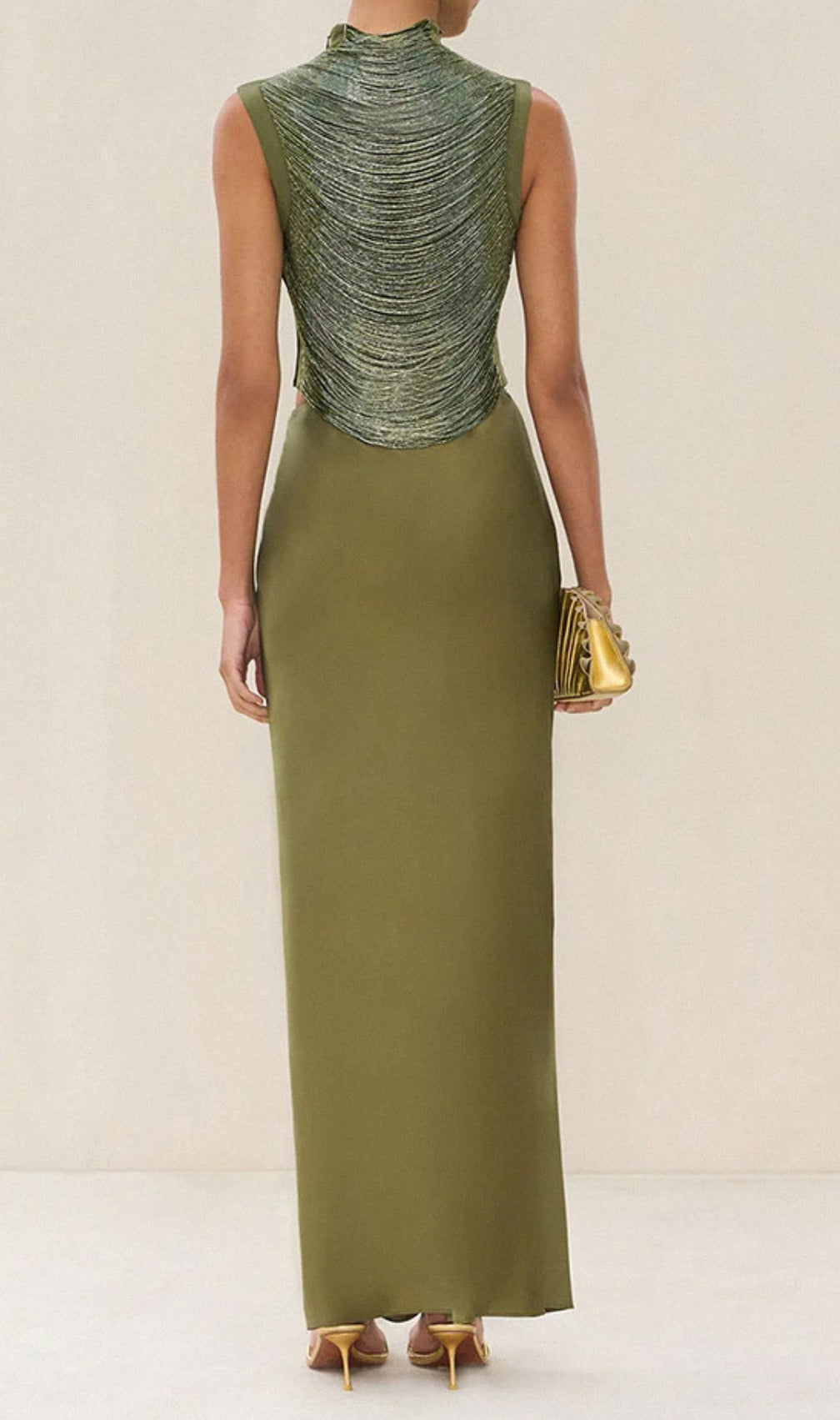 Horatia Tassel Two-Piece Set | Elegant Textured Satin Ensemble