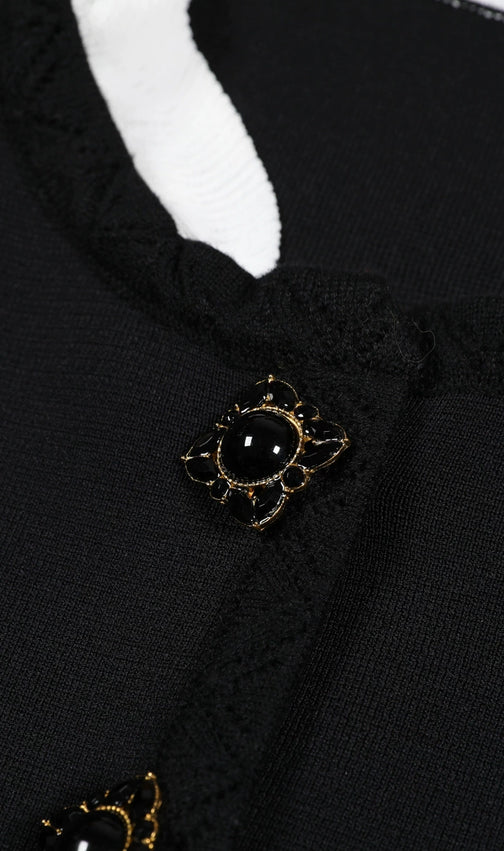 Ennio Black Long Sleeve Pants Set