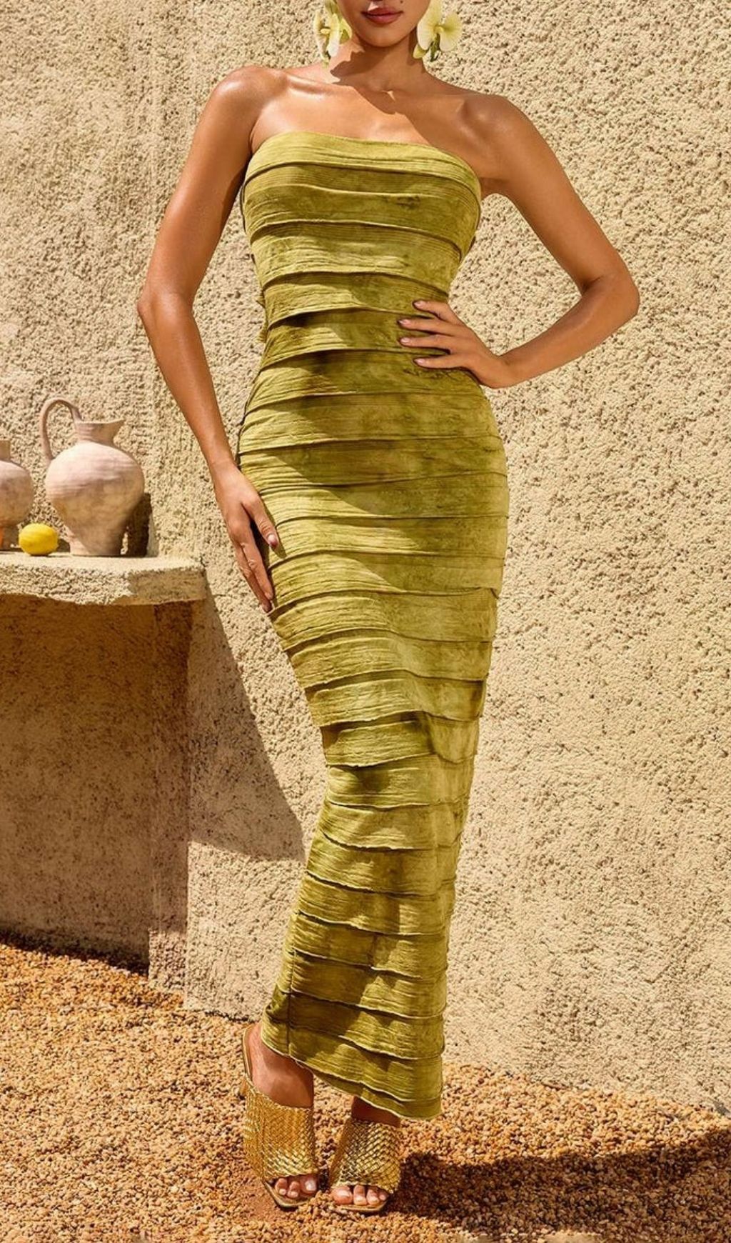 Ulvareth Strapless Maxi Dress