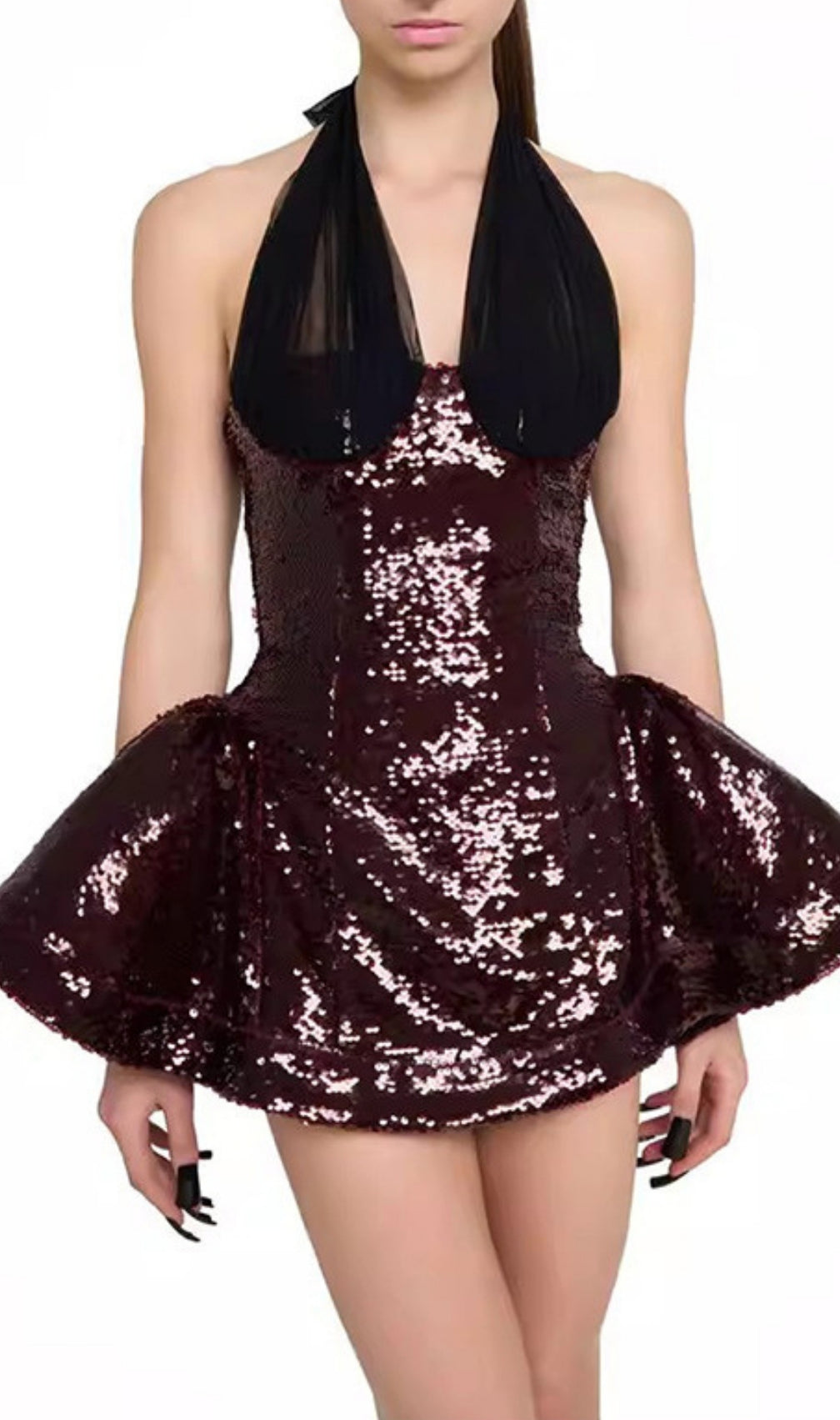Freya Halter Sequin Mini Dress