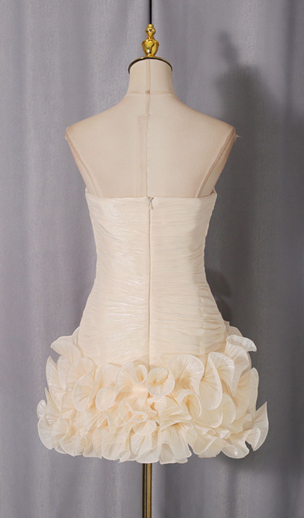 Jacoba Strapless Ruffle Mini Dress: Elegant, Flirty & Party-Ready