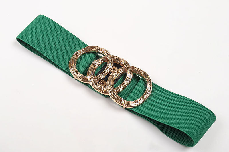 Akanksha Dazzling Green Sequin & Feather One-Shoulder Mini Dress