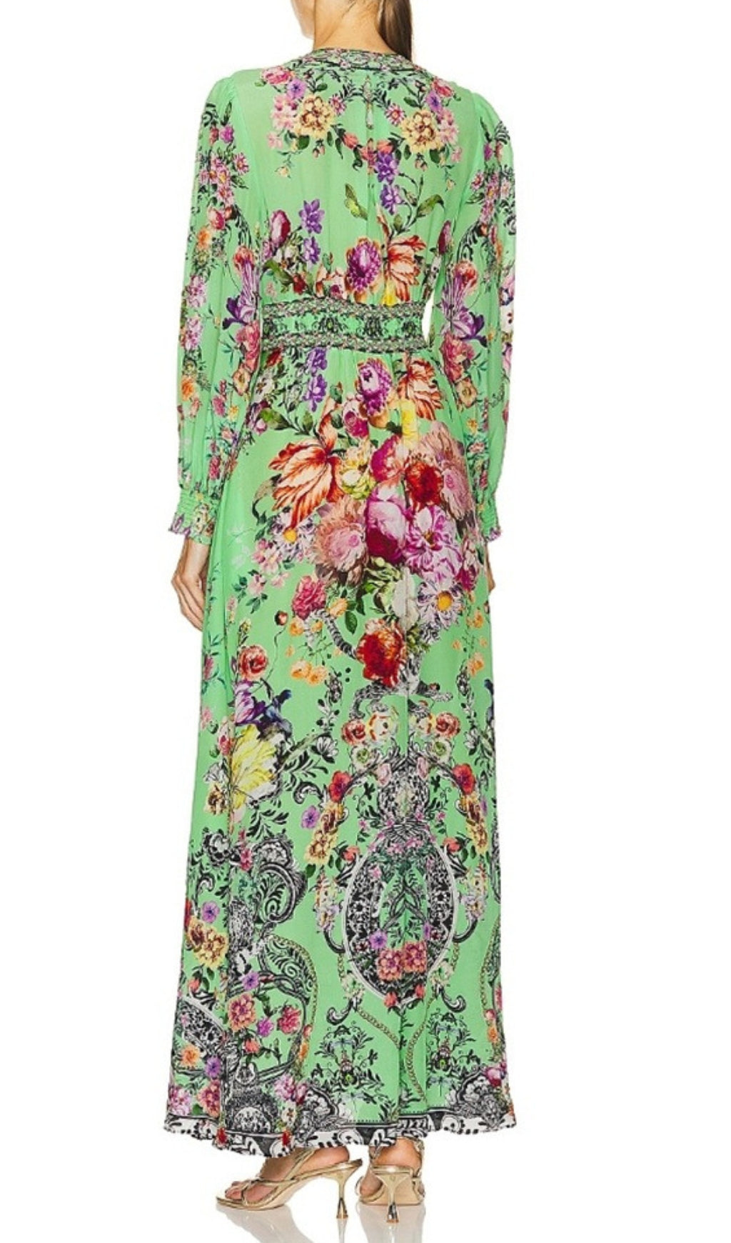 Bua Button Dress With Shaped Waistband