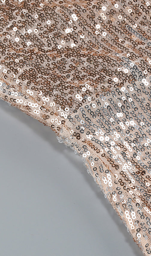 Jaffar Dazzling Strapless Sequin Maxi Dress - Red Carpet Glamour