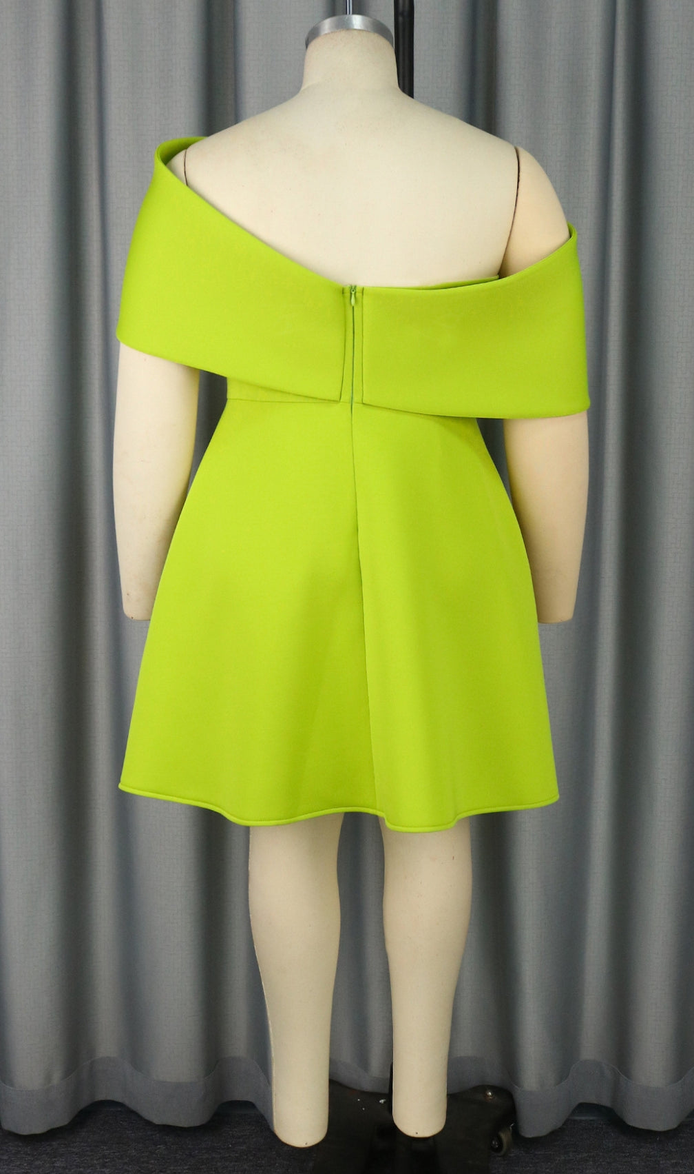 Batya Green Bow Corset Mini Dress